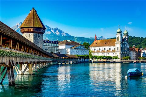 ルツェルンの街並み